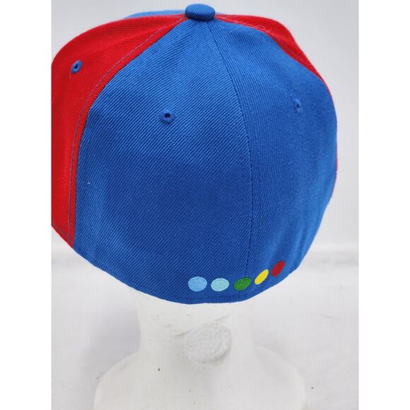 Coogi Hat Blue Red Cap Streetwear Urban Fashion Hip Hop Style Bold Size 7 1/4 - Picture 10 of 13